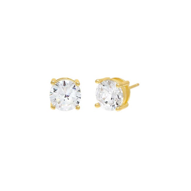 Juliette Stud Earring Gold 8 MM, Gold / Gold, hi-res image number null