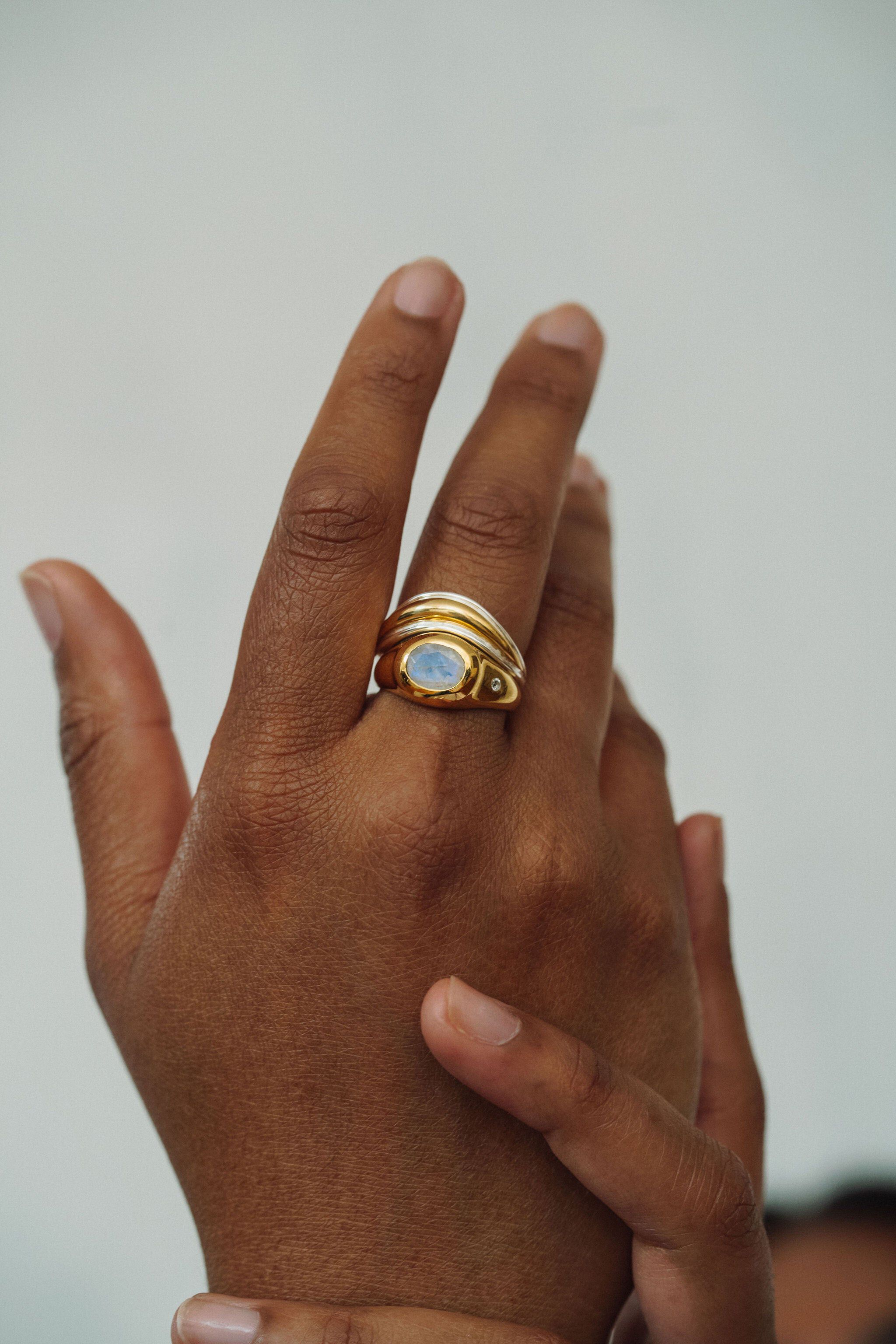 The Tome Ring | Two-Tone, TwoTone / Silver, alternate image number 1
