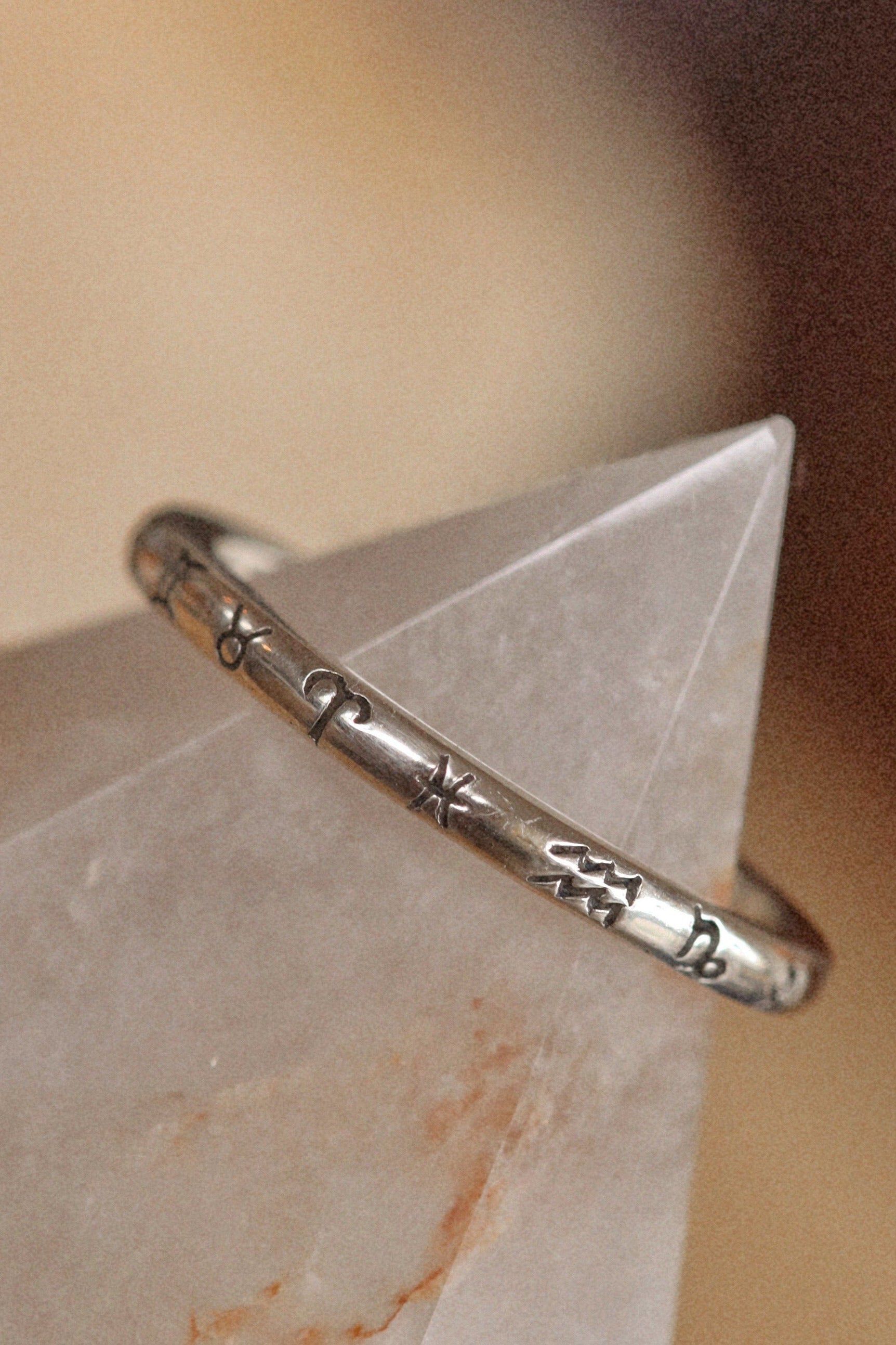 The Zodiac Ring | Silver, Silver / Silver, alternate image number 1