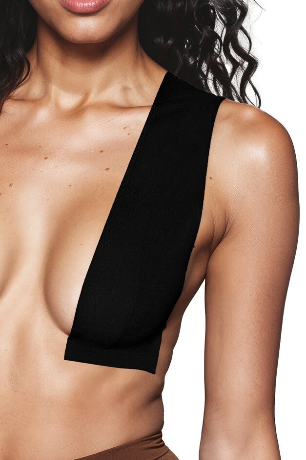 Shape Tape 3 inches Wide Breast Tape, Black Onyx / Black, alternate image number 1