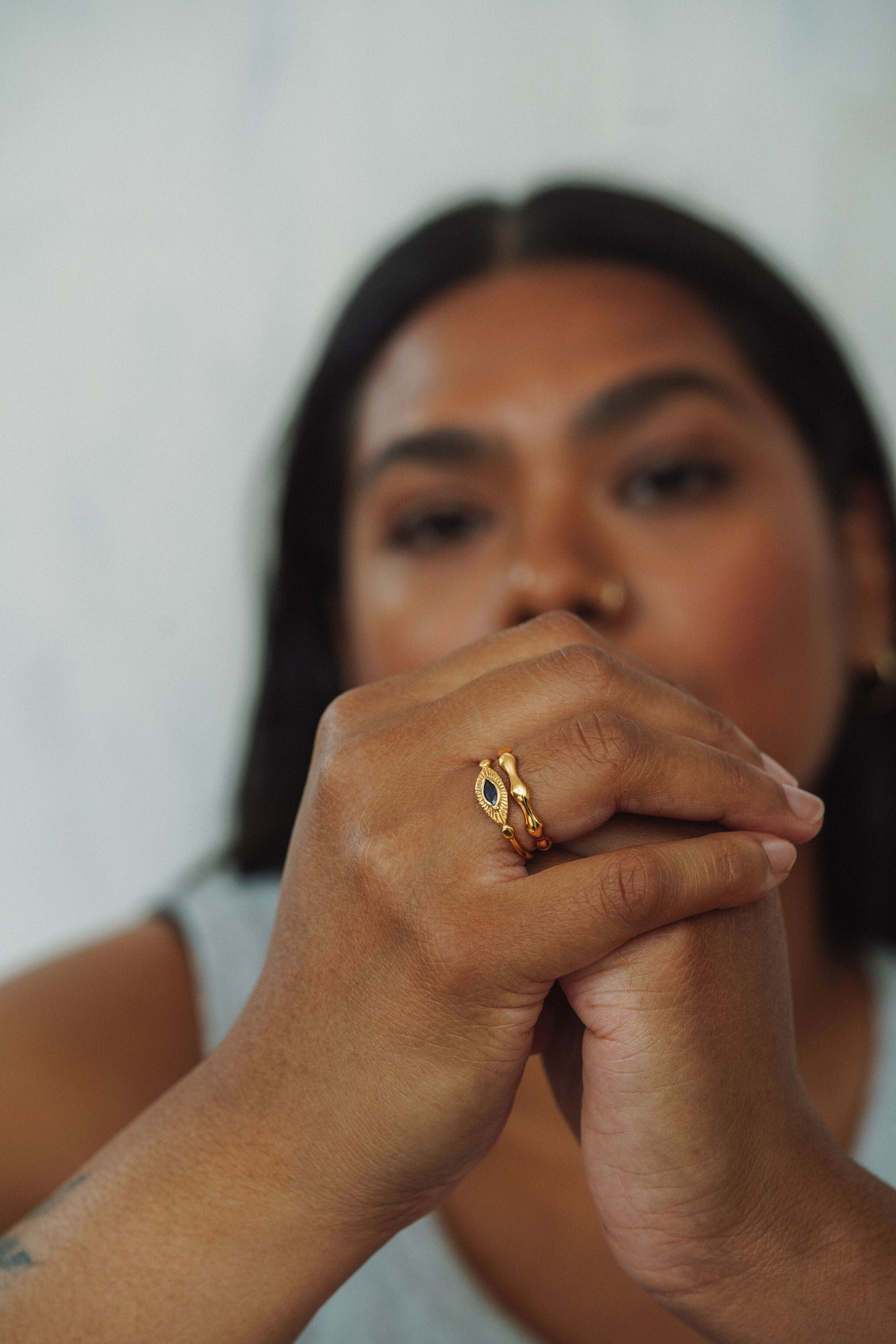 The Mercedes Ring | Gold, Gold / Gold, alternate image number 2