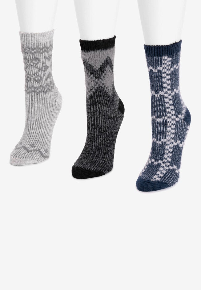 3 Pair Pack Eyelash Socks, , alternate image number 3