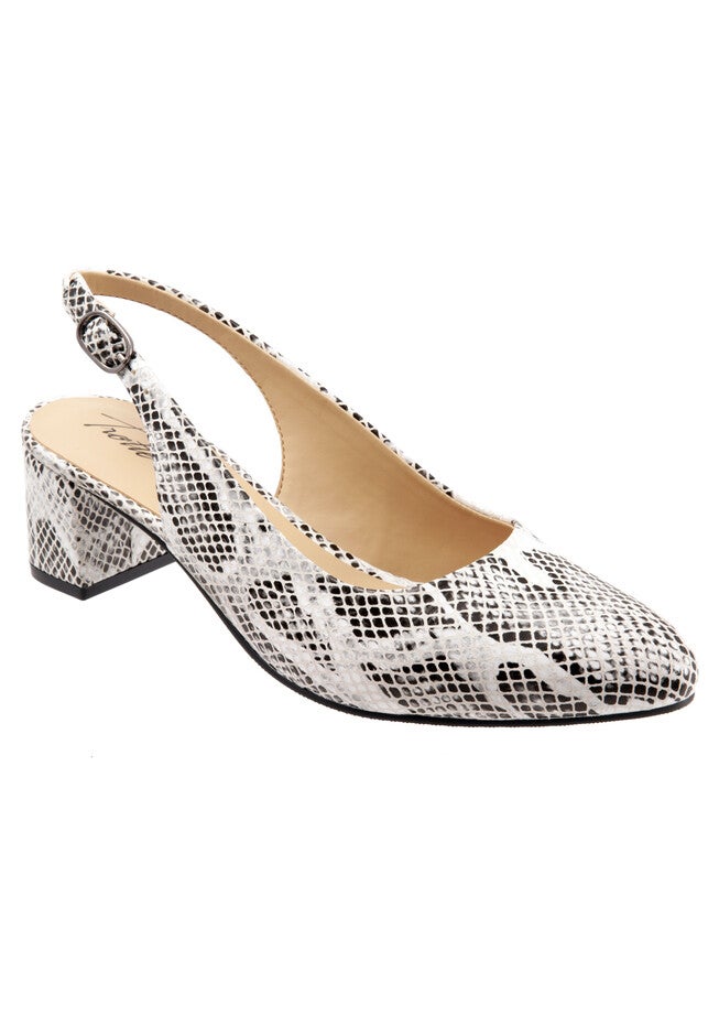 Kay Slingbacks, BLACK WHITE, hi-res image number 0