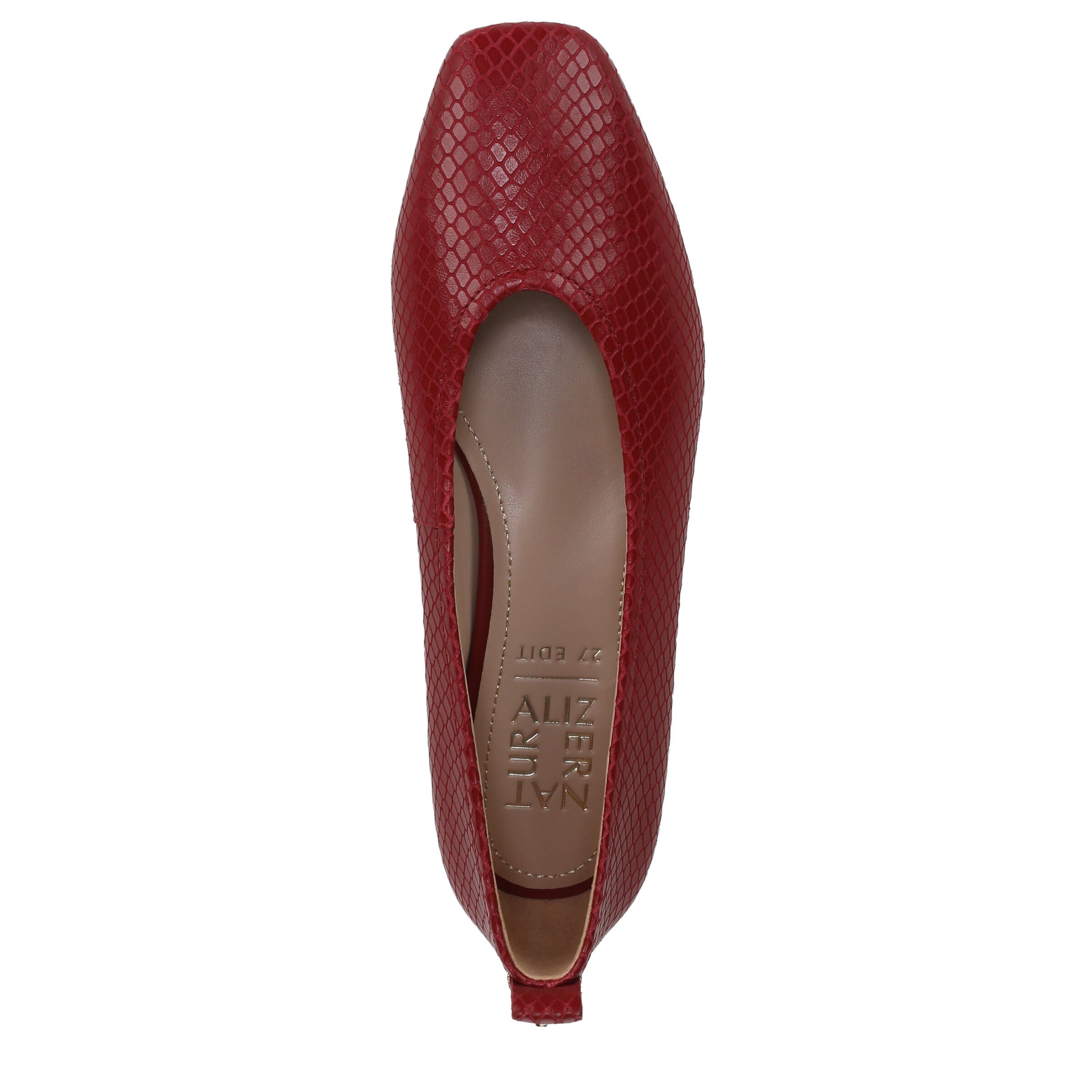 27 EDIT Carla Ballet Flat, HEARTS FLAME RED, alternate image number 6