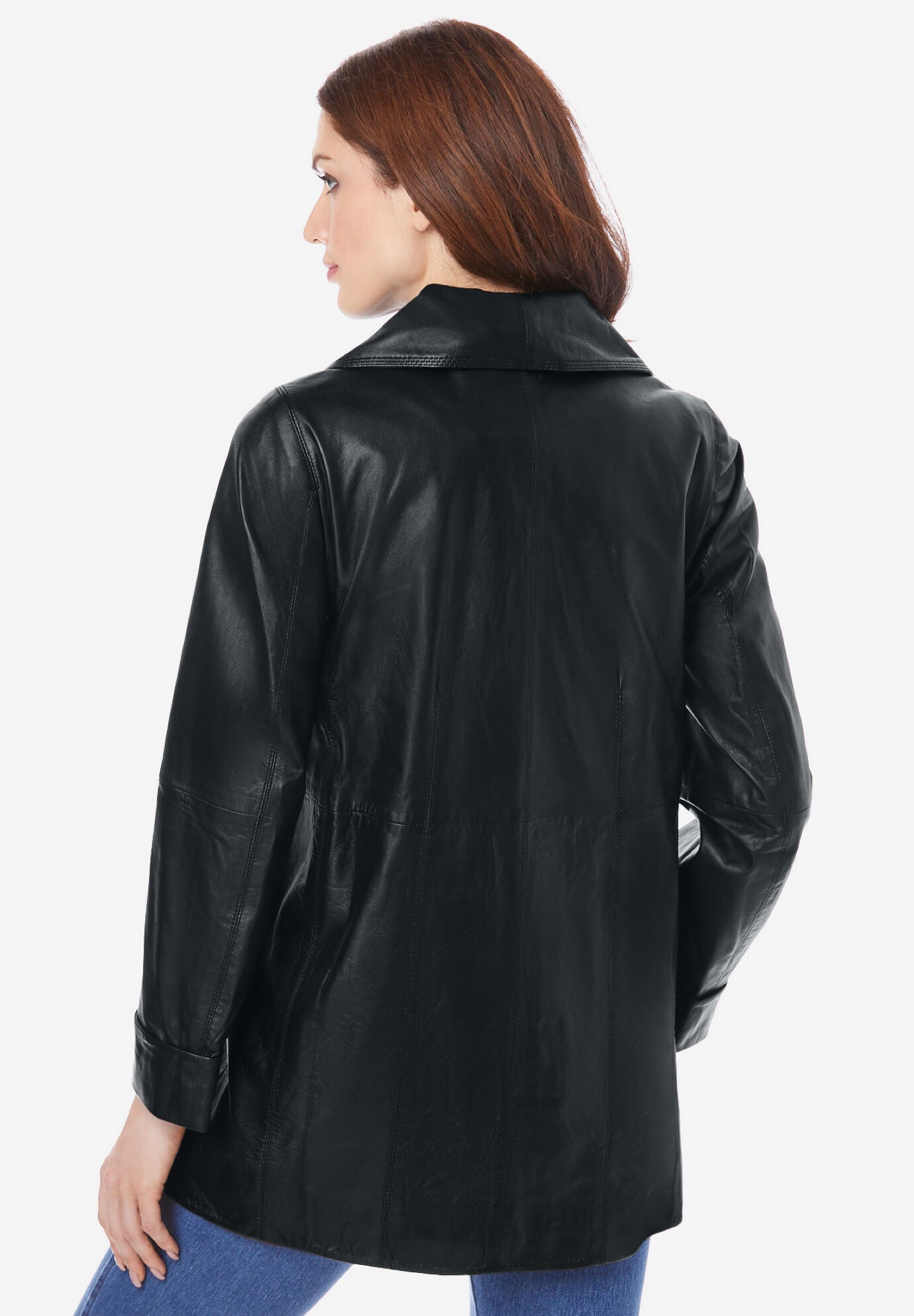 Eloquii best sale leather jacket