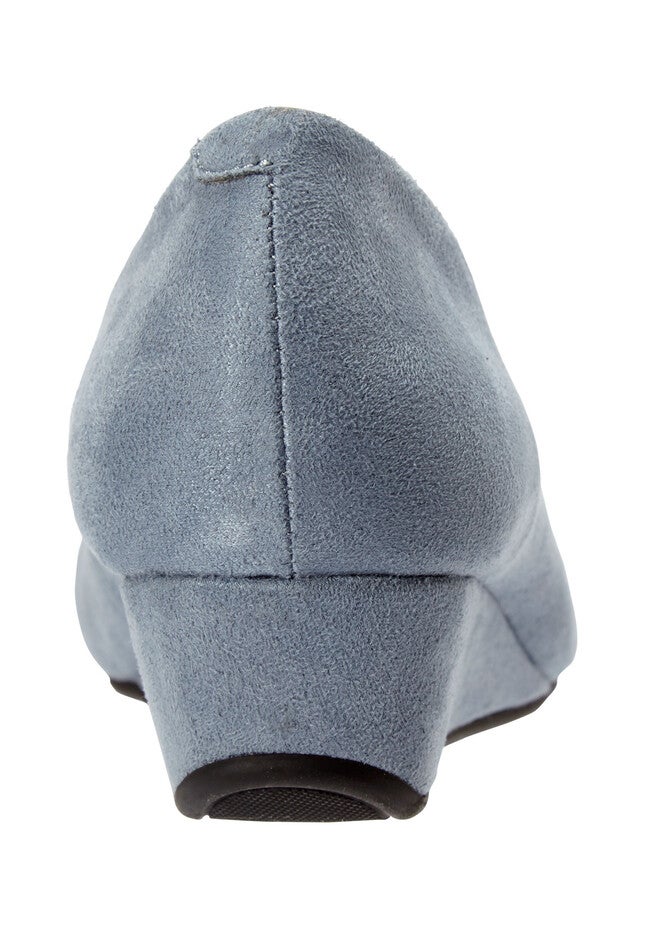 Juliette Suede-Like Pump by Comfortview, , on-hover image number null