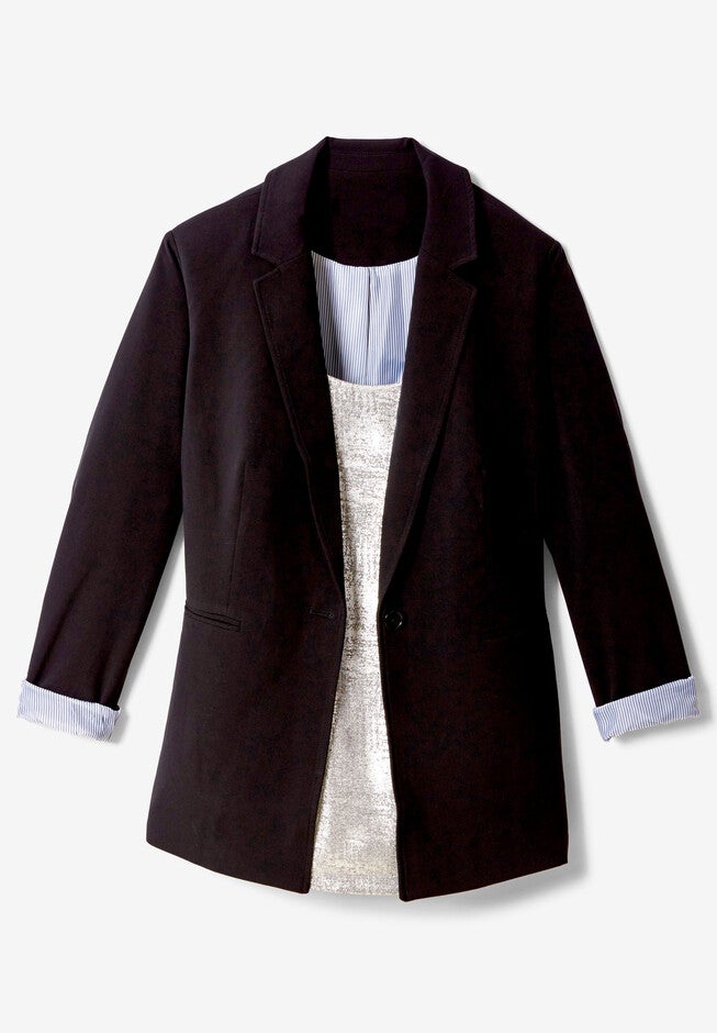 Scoopneck Metallic Tank Top, , alternate image number 4