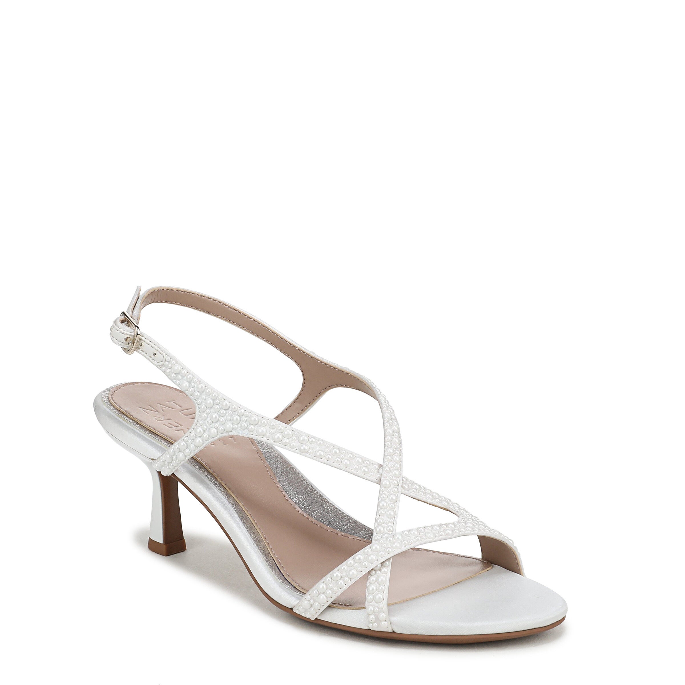 Truly-Pearl Slingback Sandal, SILK WHITE, hi-res image number 0