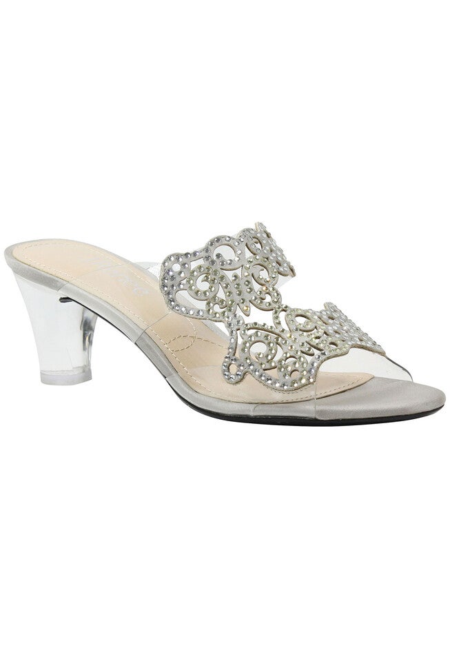 Sabreen Slip-Ons by J. Renee®, SILVER CLEAR, hi-res image number 0