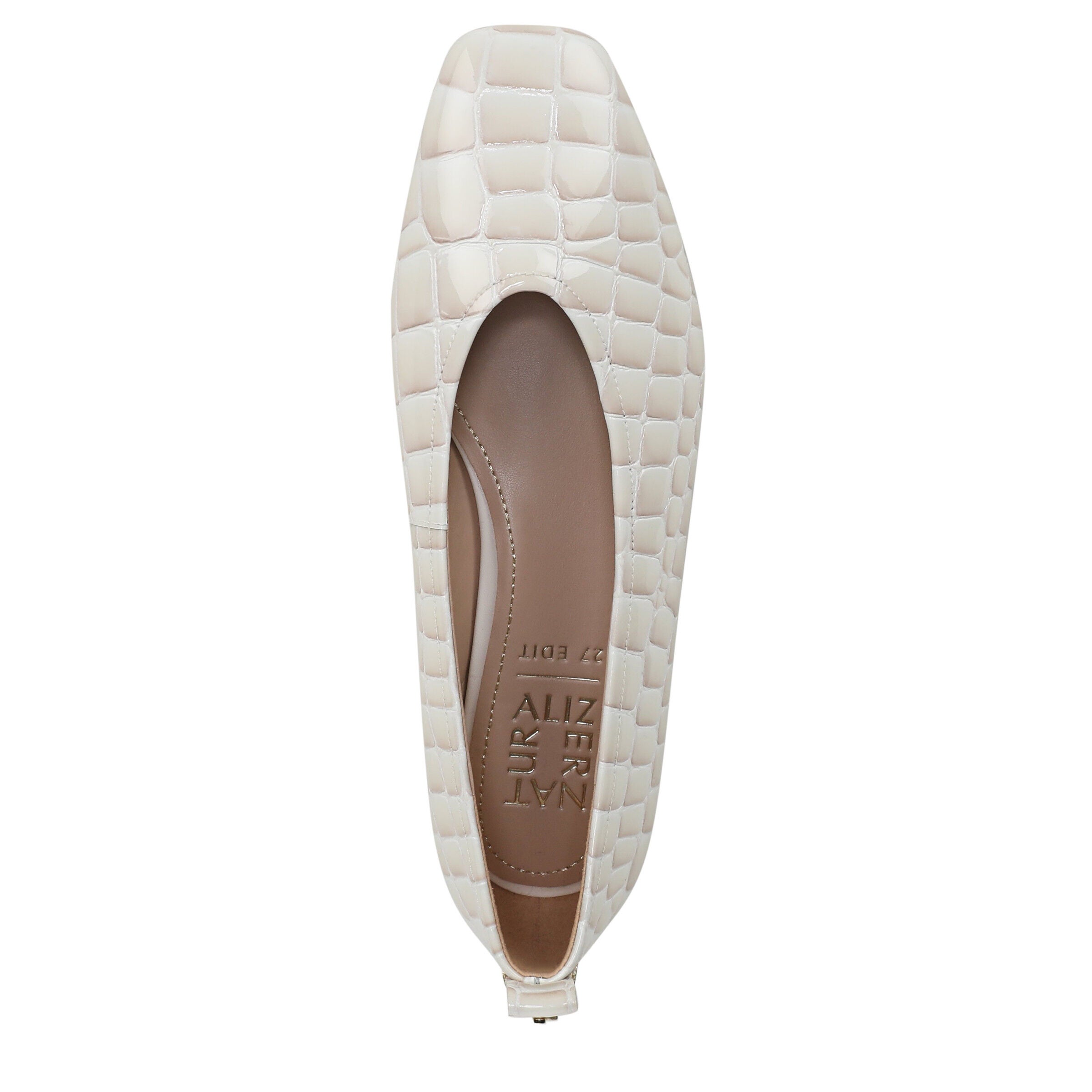 27 EDIT Carla Ballet Flat, WARM WHITE, alternate image number 6