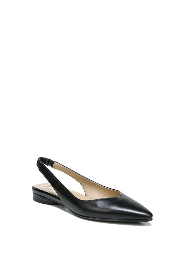 Halo Slingbacks, BLACK LEATHER, hi-res image number 0