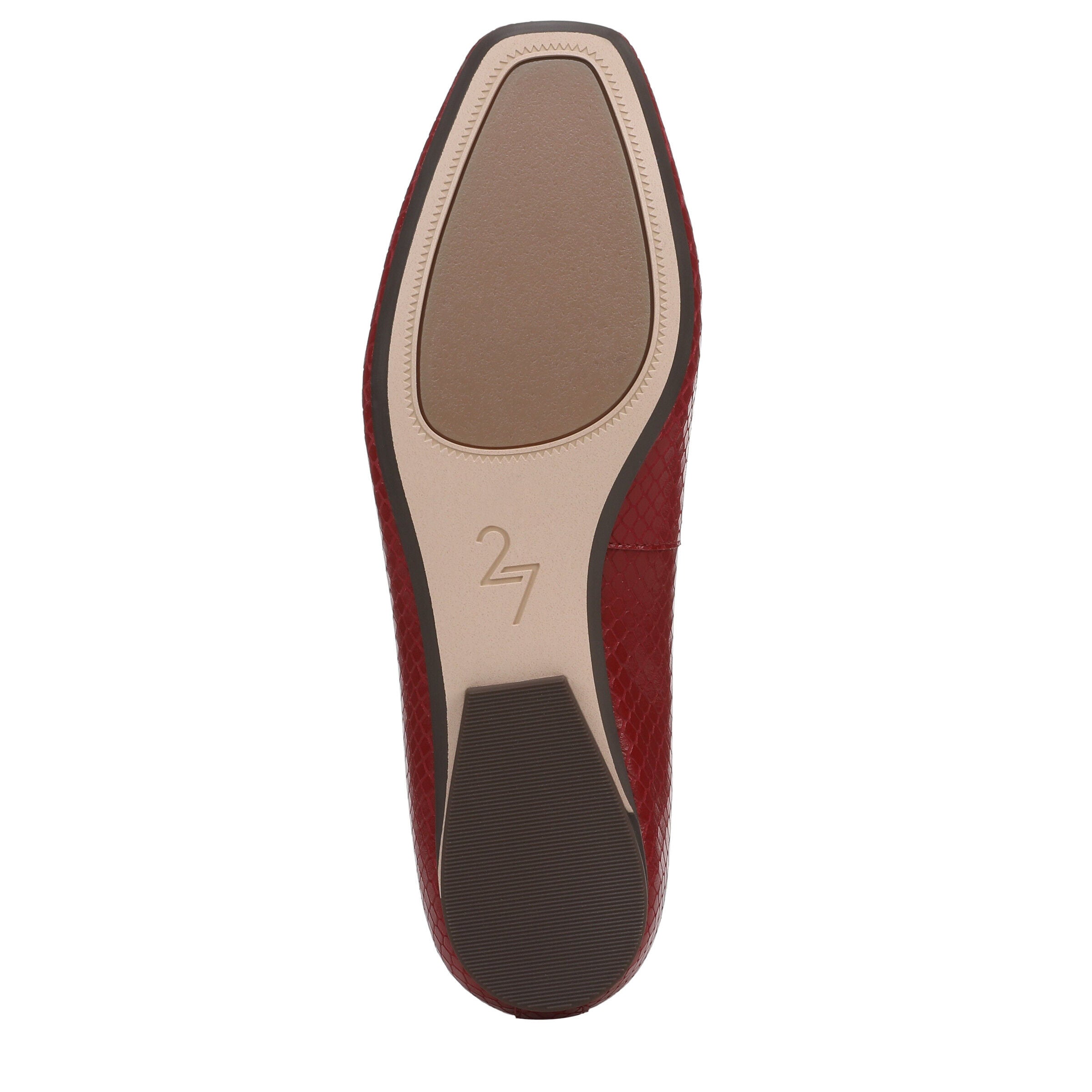 27 EDIT Carla Ballet Flat, HEARTS FLAME RED, alternate image number 7