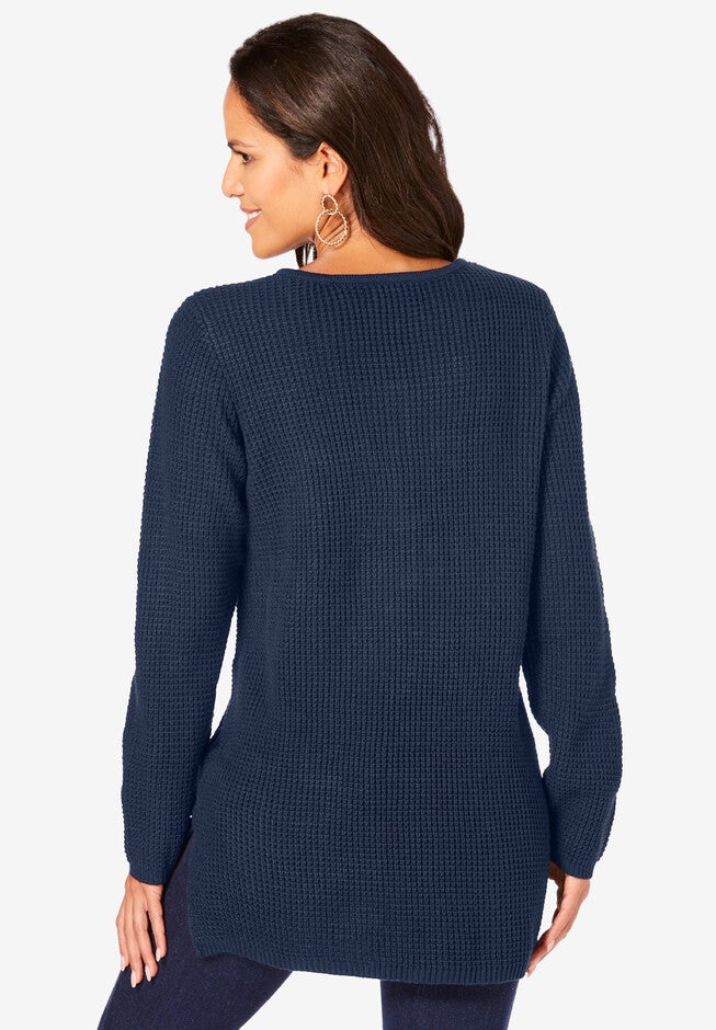 Thermal Henley Sweater, , on-hover image number null
