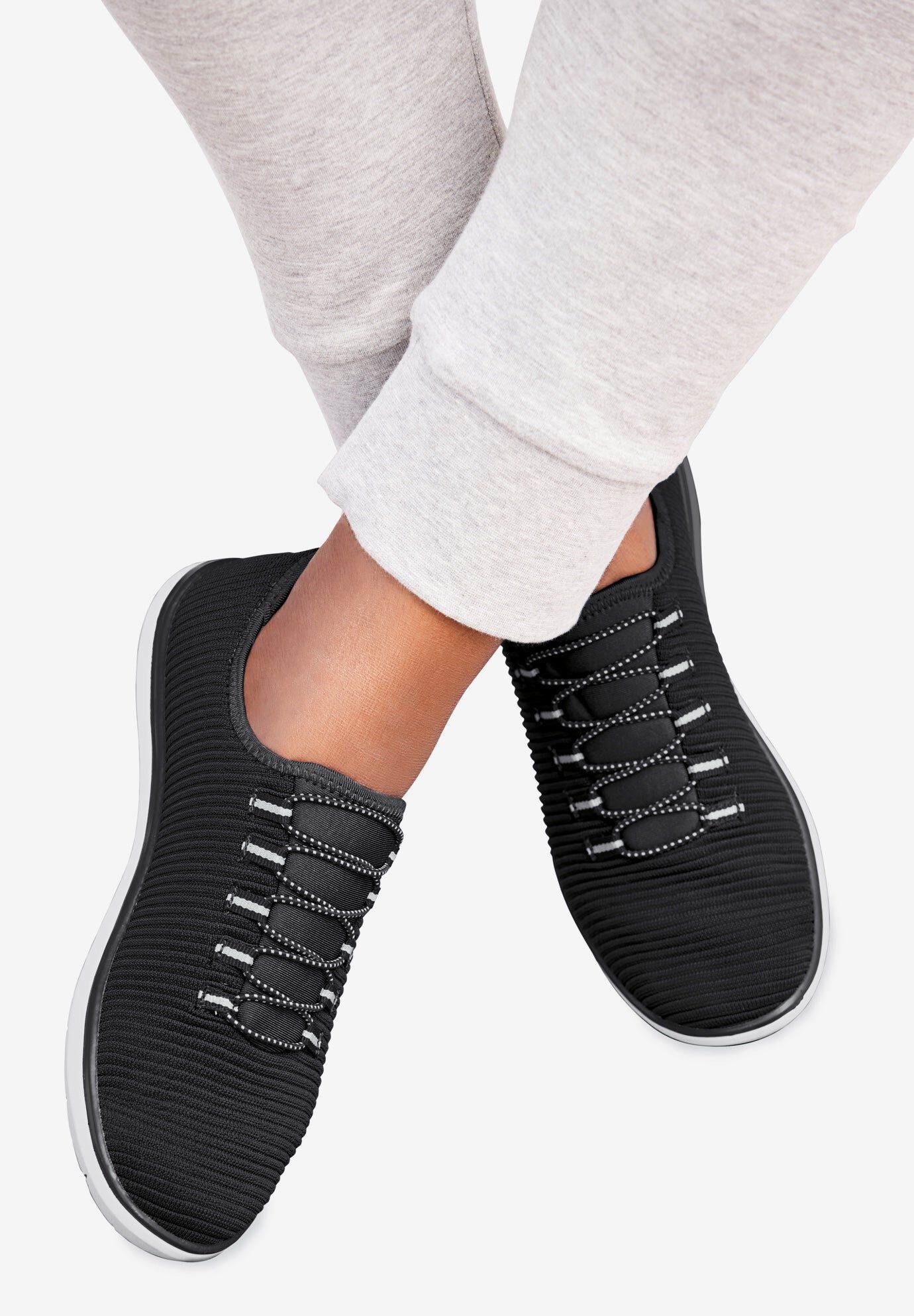 The CV Sport Ariya Textured Knit Slip On Sneaker