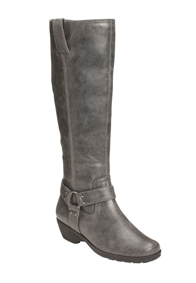In An Instint Wide Calf Boot by A2 Aerosoles®, GREY, hi-res image number 0
