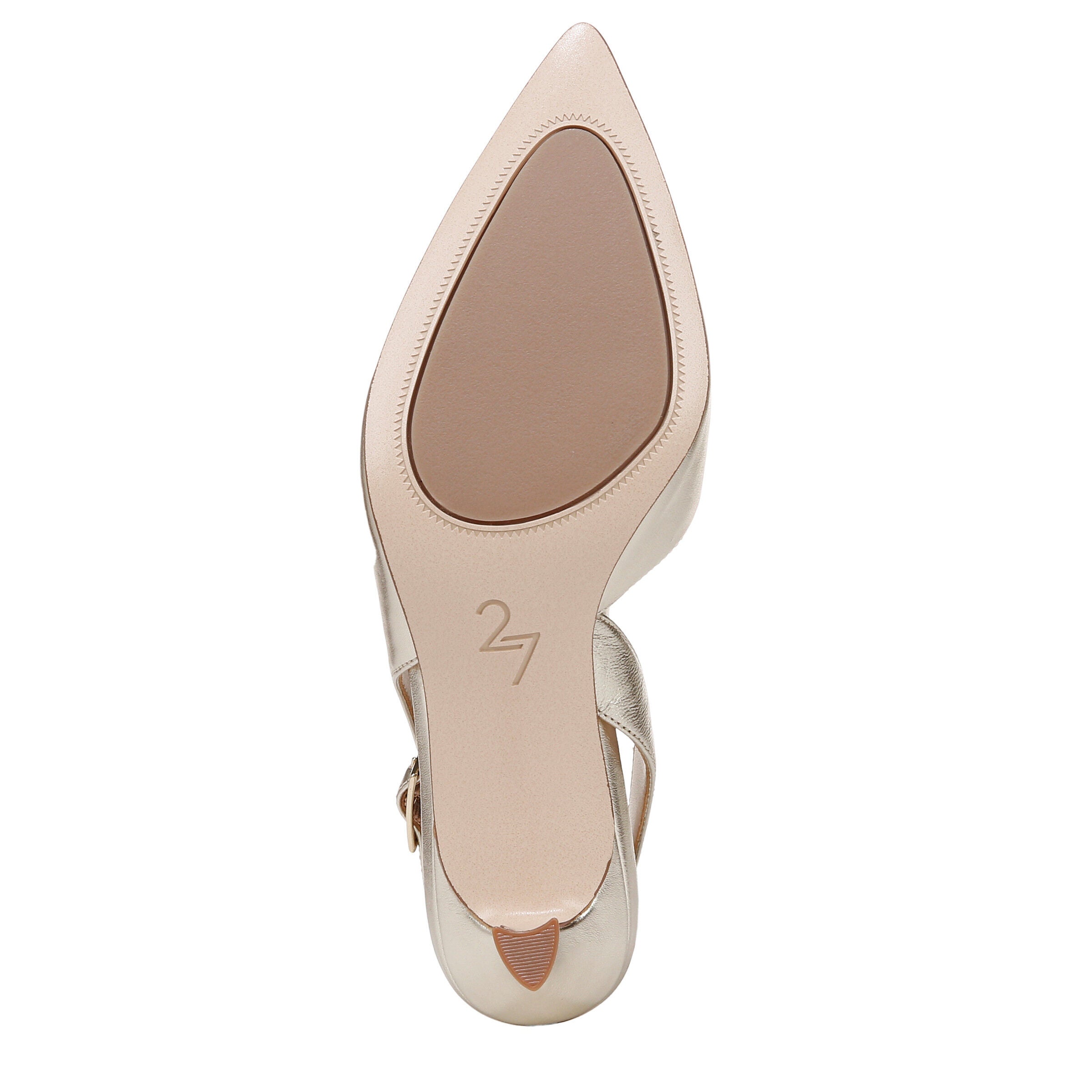 27 EDIT Felicia 4 Slingback Dress Shoe, CHAMPAGNE, alternate image number 7