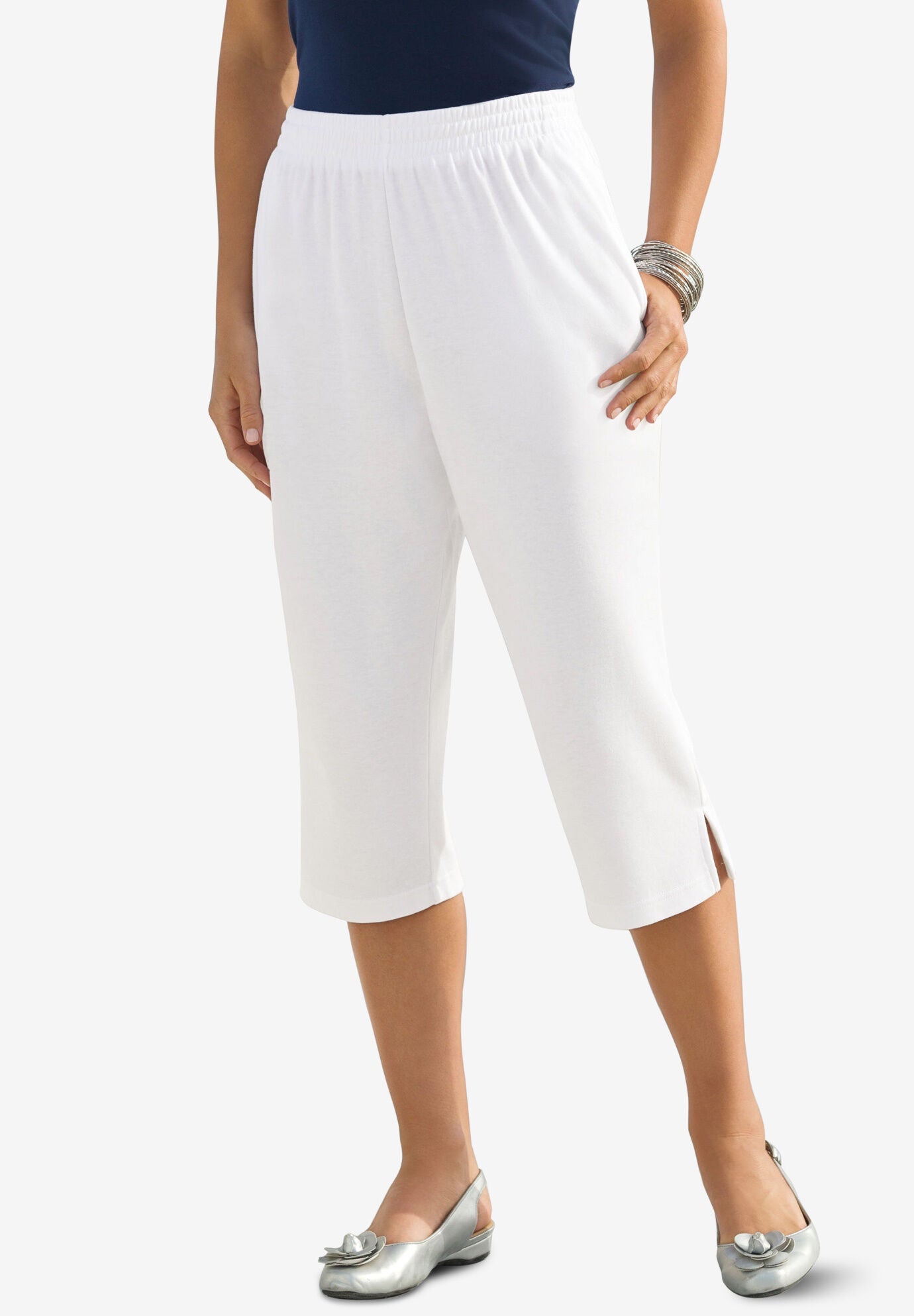 Soft capri pants top