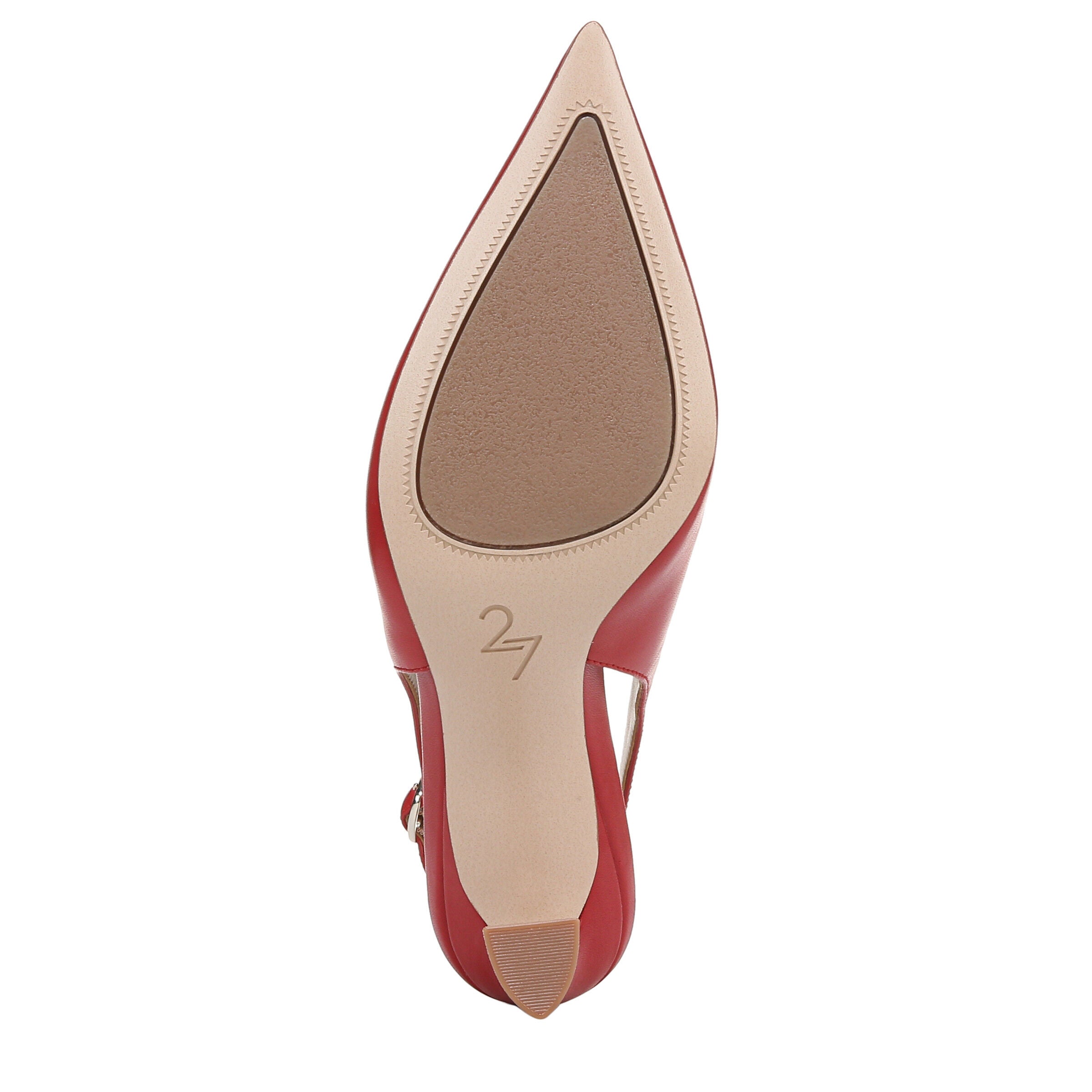 27 EDIT Elaine Slingback Dress Shoe, CRIMSON RED, alternate image number 7