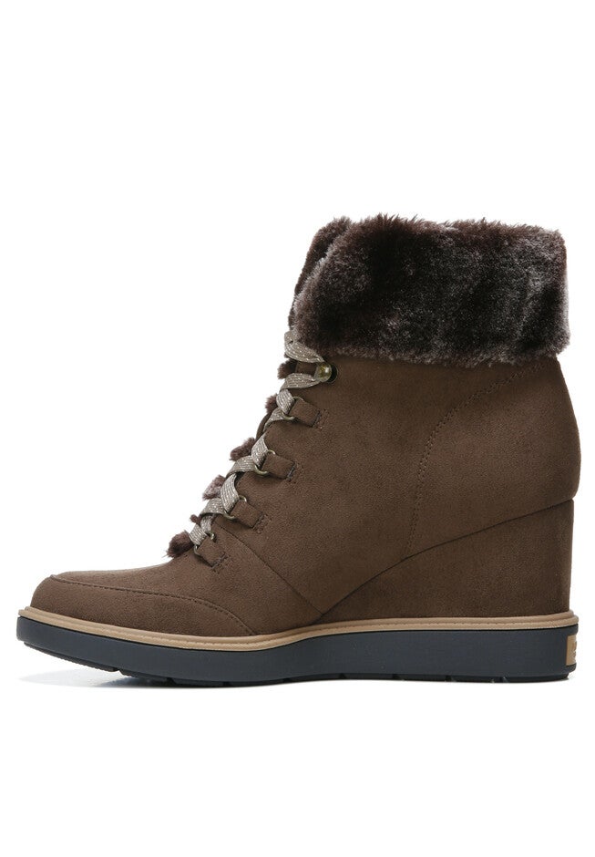 Furry Hiker Wedge Bootie, , alternate image number 4
