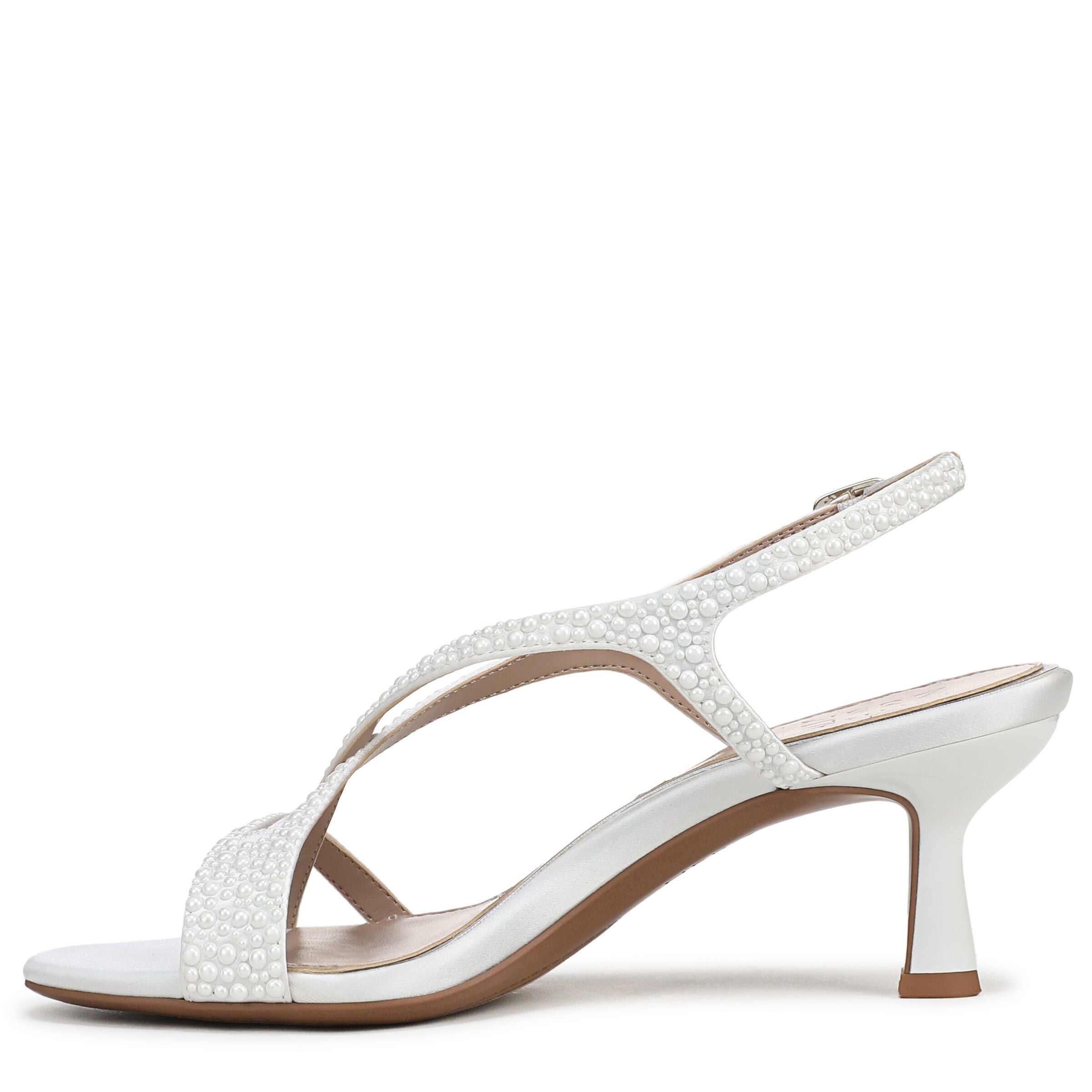 Truly-Pearl Slingback Sandal, SILK WHITE, alternate image number 5