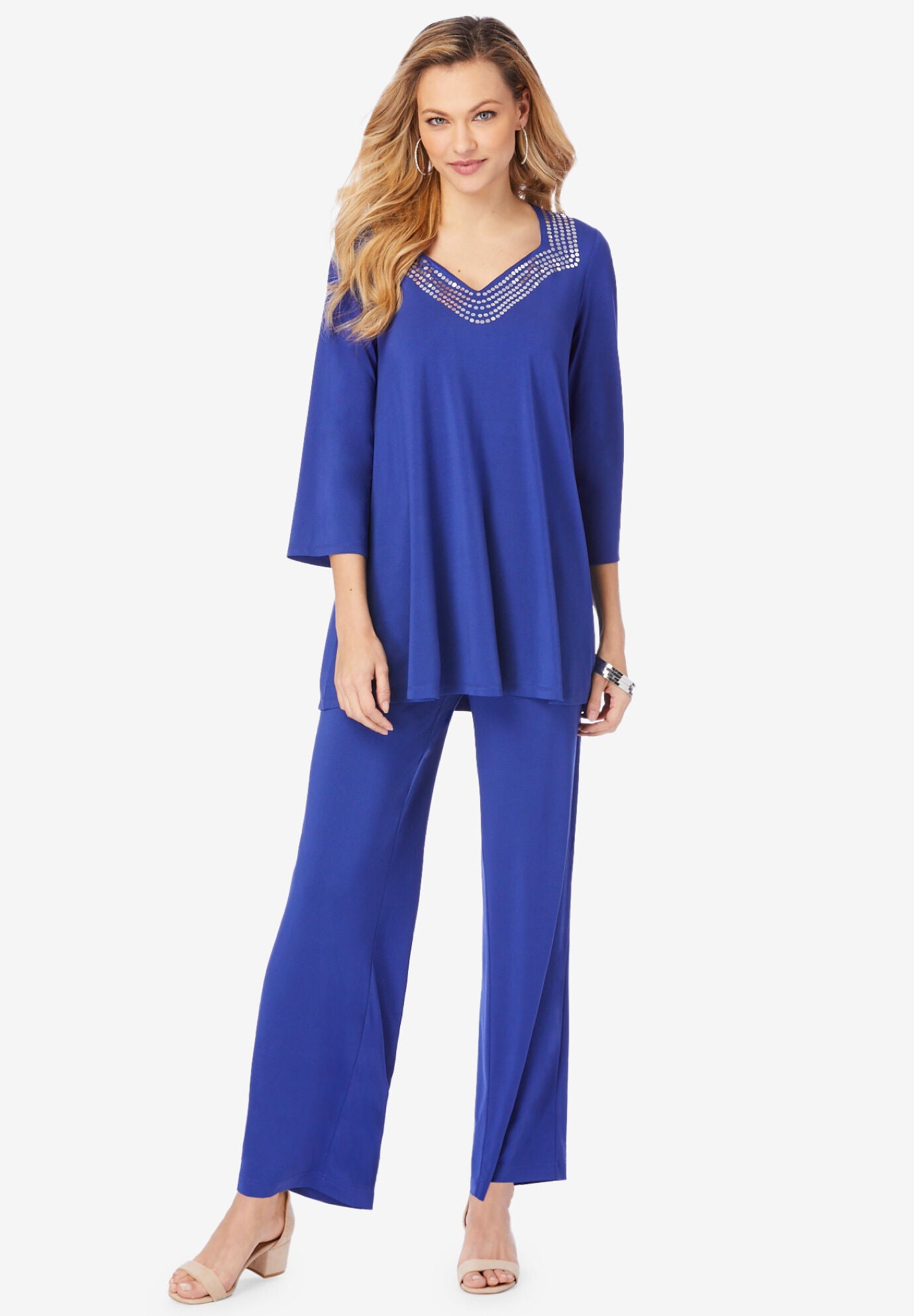 Sweetheart Ultrasmooth&reg; Pant Set, ULTRA BLUE, hi-res image number 0