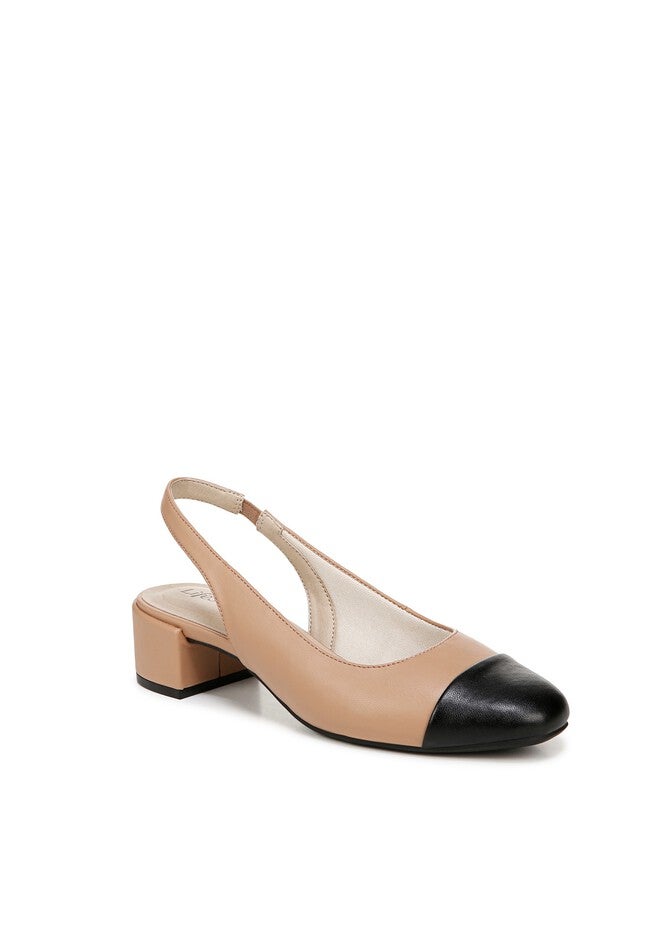Becoming Slingback Heel, SIENNA BLACK LEATHER, hi-res image number 0