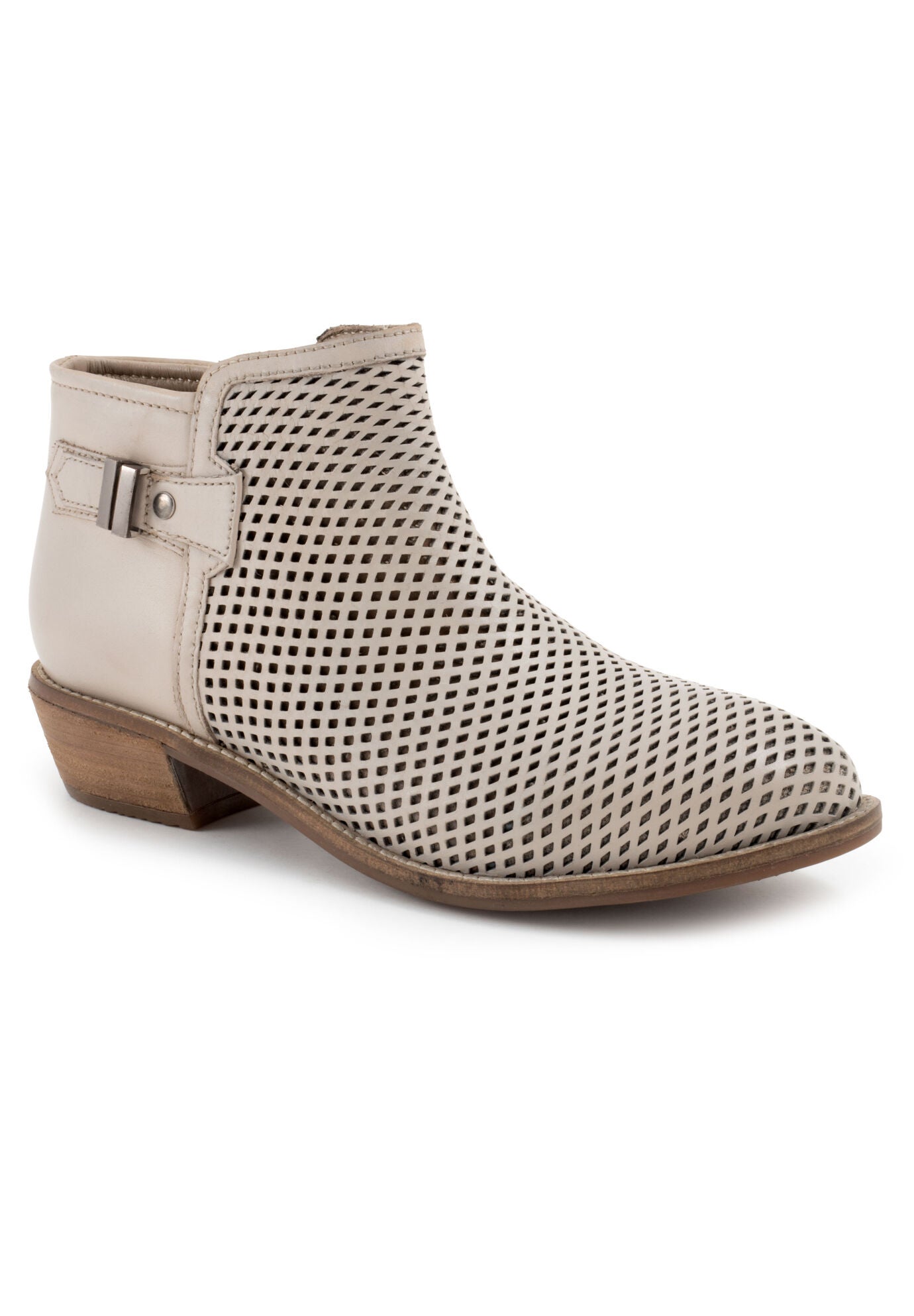 Rimini Perf Bootie, STONE, hi-res image number 0