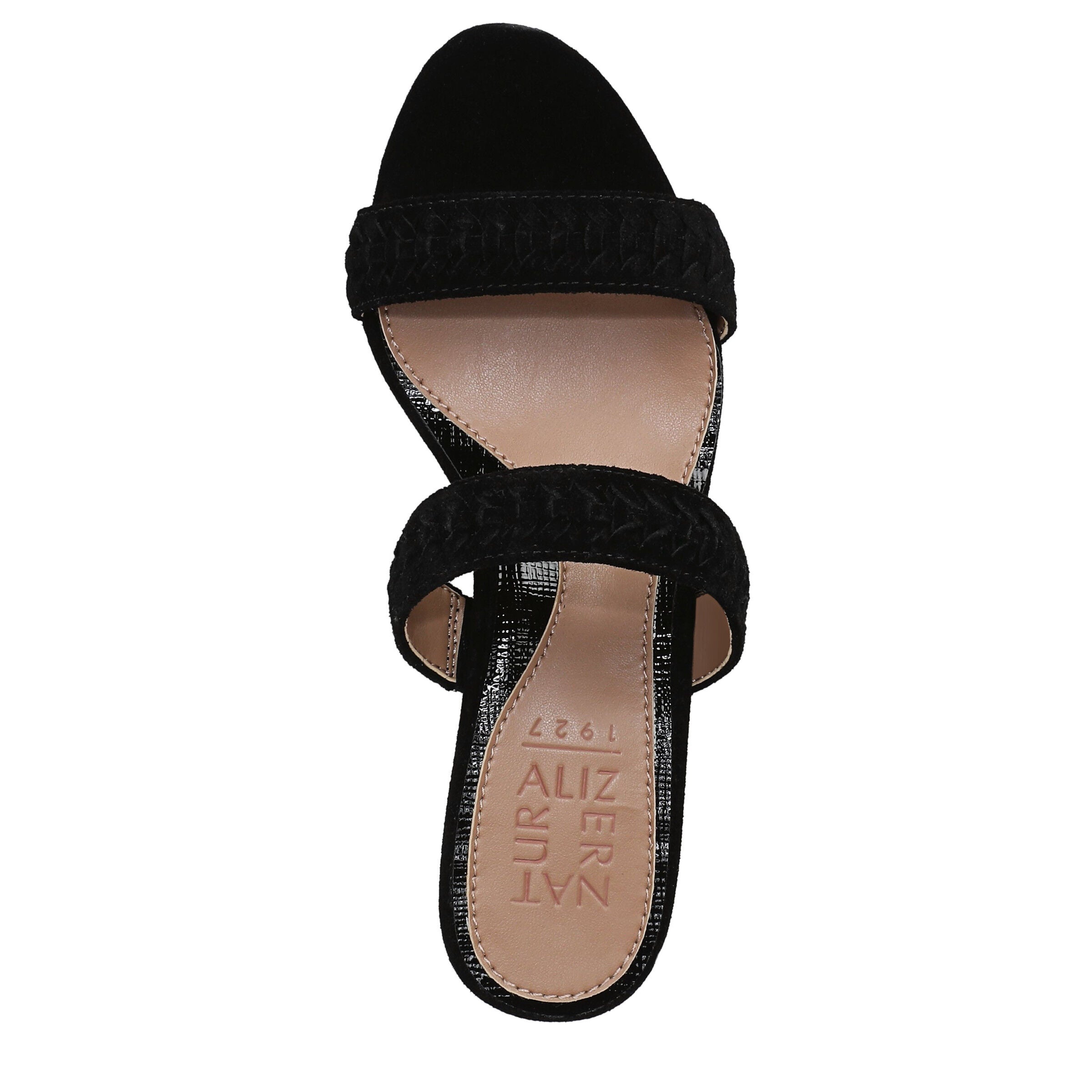 Terra Slide Sandal, BLACK, alternate image number 6