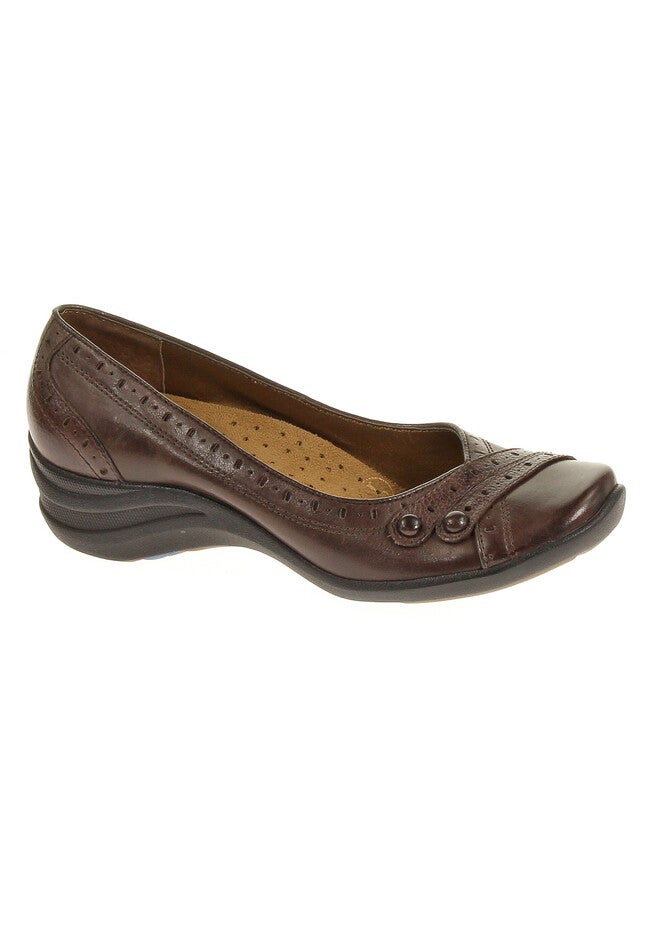 Burlesque Slip-on by Hush Puppies, DARK BROWN LEATHER, hi-res image number null