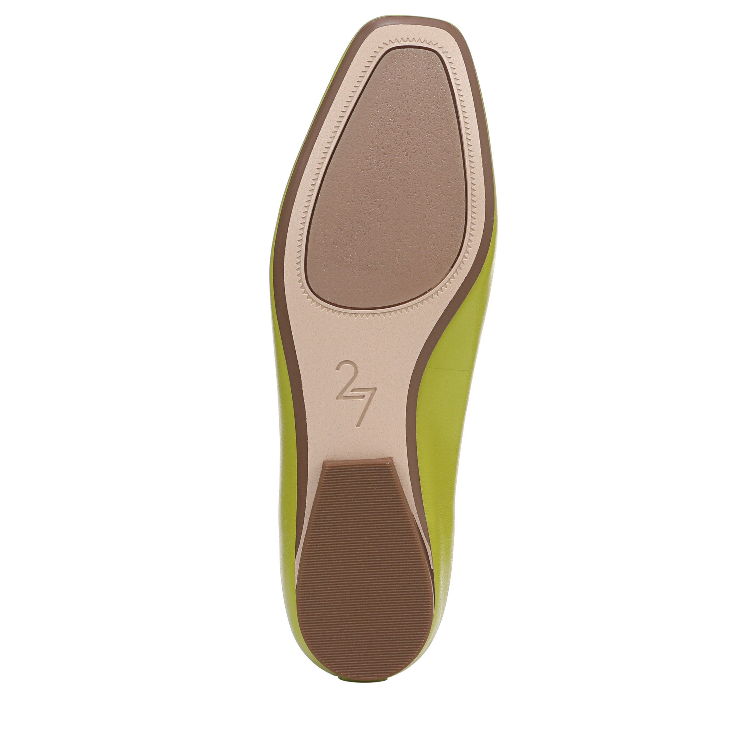 27 EDIT Carla Ballet Flat, CHARTREUSE GREEN, alternate image number 7