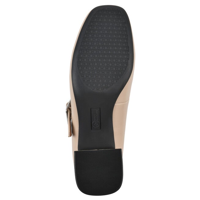 Lasso Mary Jane Block Heel Pump, NATURAL SMOOTH, alternate image number null