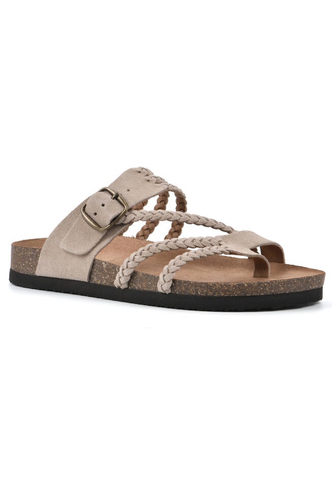 Hayleigh Casual Sandal, WOOD SUEDE, hi-res image number 0