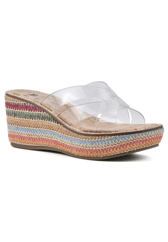 Samwell V Dressy Sandal, CLEAR SMOOTH, hi-res image number null