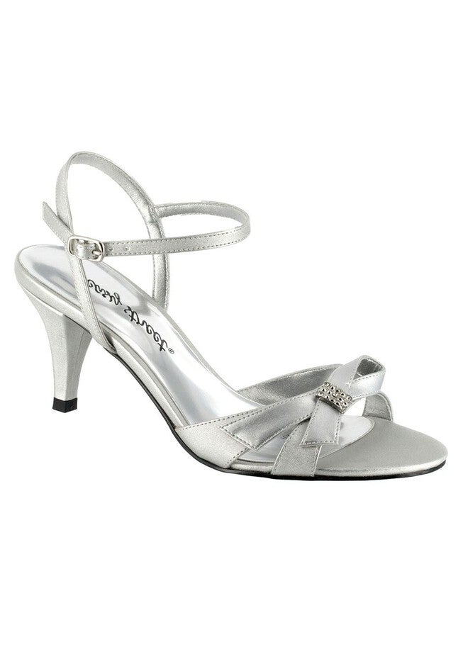 Starlet Evening Sandal by Easy Street® , SILVER SATIN, hi-res image number 0