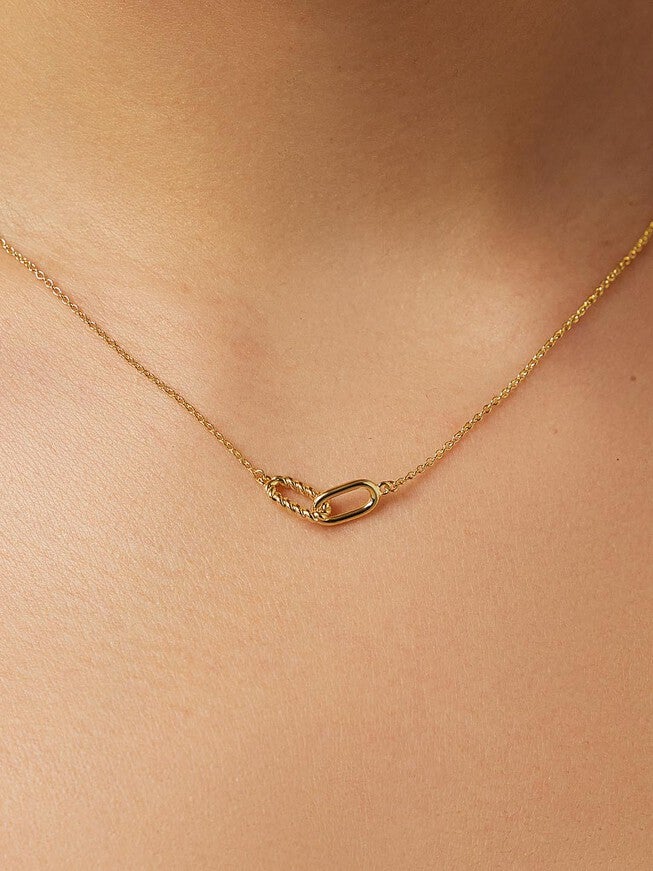 Juniper Gold Pendant Necklace, GOLD, alternate image number 1