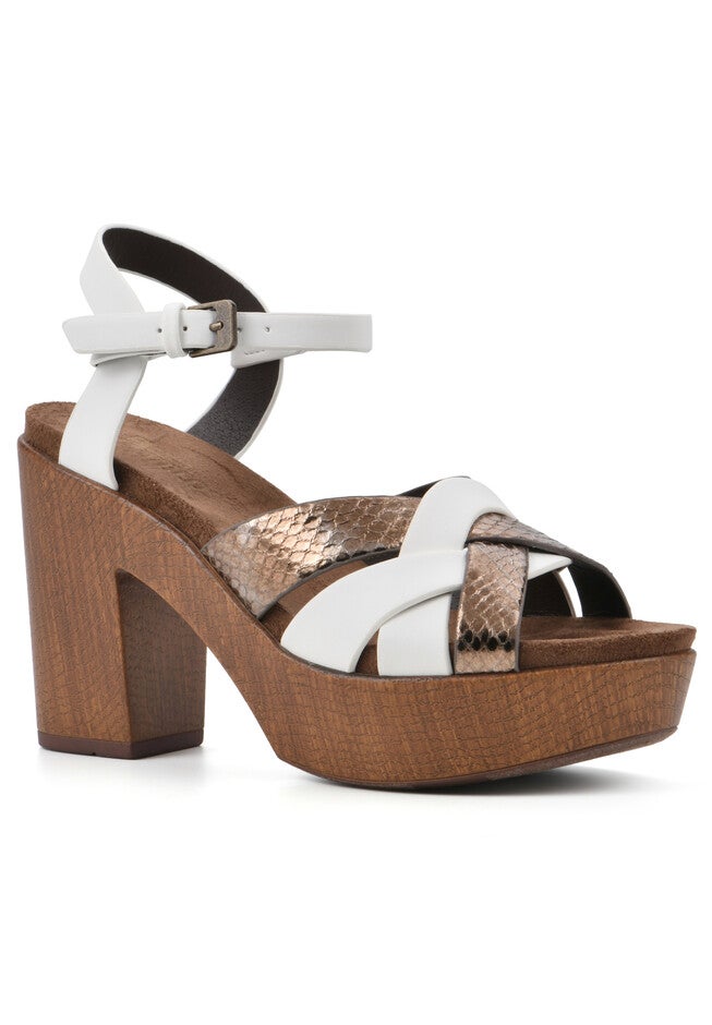 Achiever Dressy Sandal, WHITE SMOOTH, hi-res image number 0