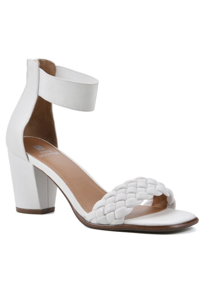 Backer Dressy Sandal, WHITE SMOOTH, hi-res image number 0