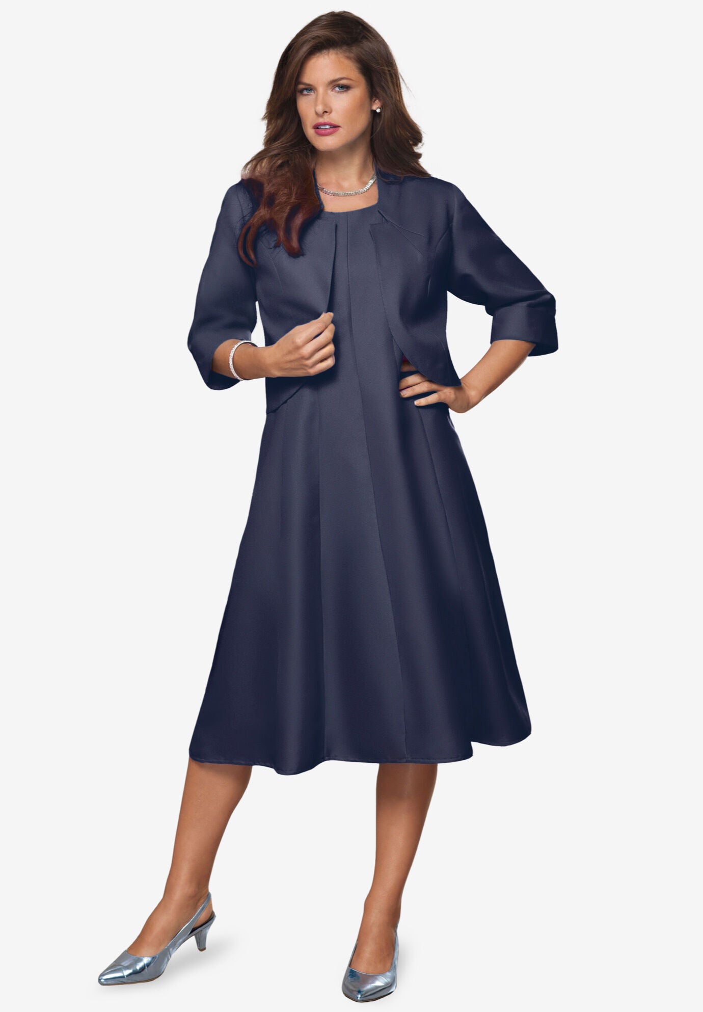 Plus size fit and flare jacket hot sale