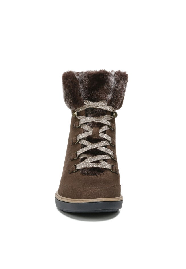 Furry Hiker Wedge Bootie, , alternate image number 3