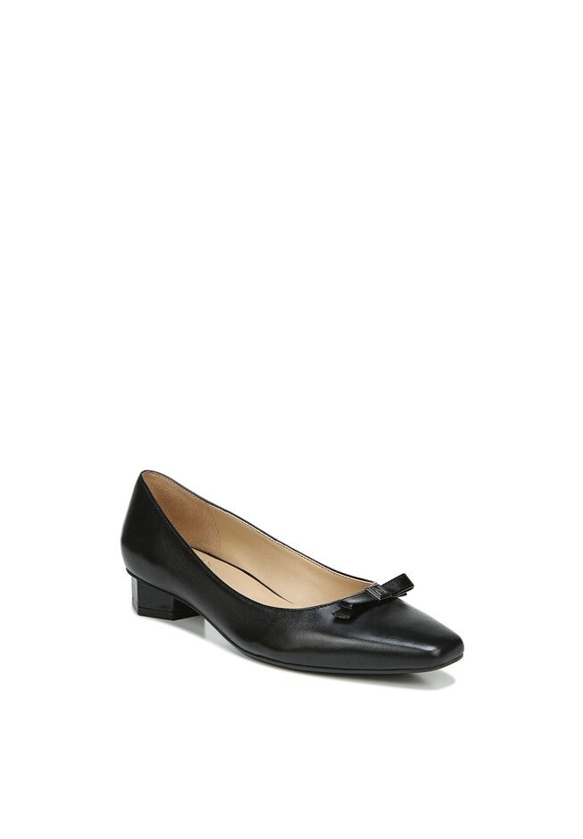 Flavia Flat , BLACK LEATHER, hi-res image number 0
