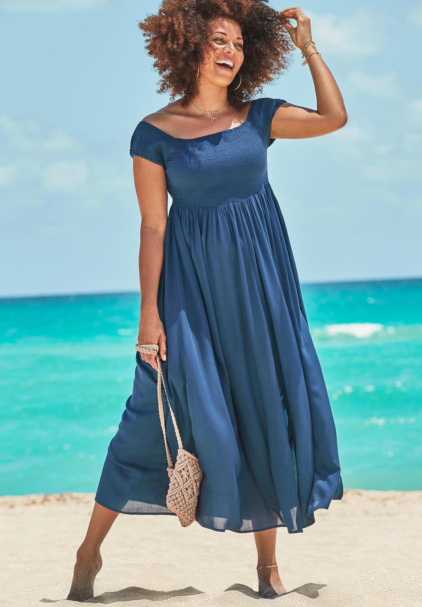 chinese dress ladies Harper Dress Blue main image 1