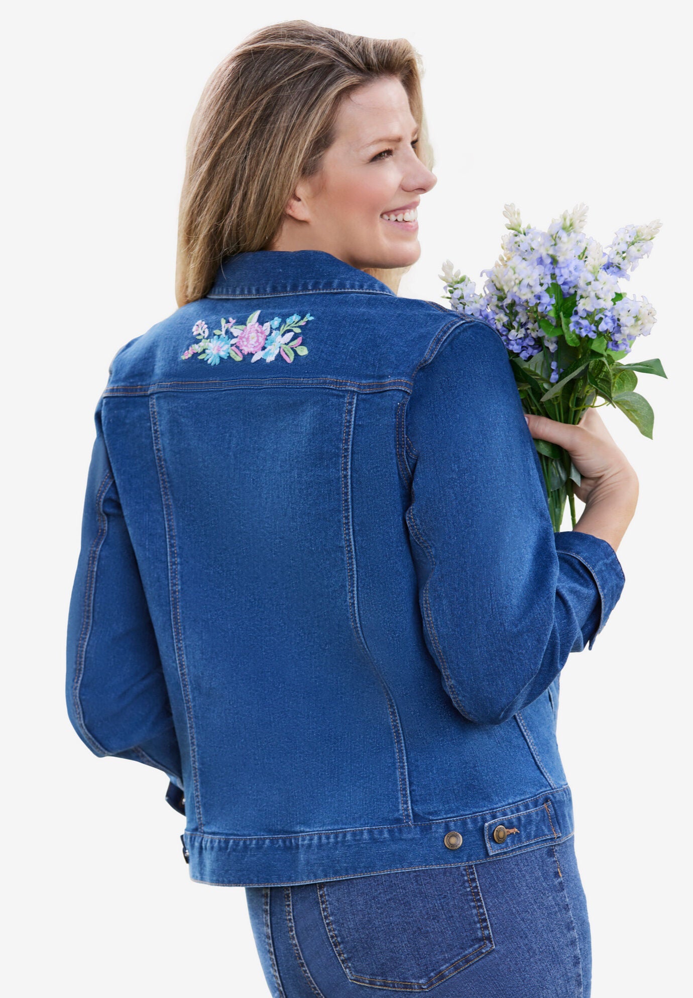 Stretch Denim Jacket Eloquii