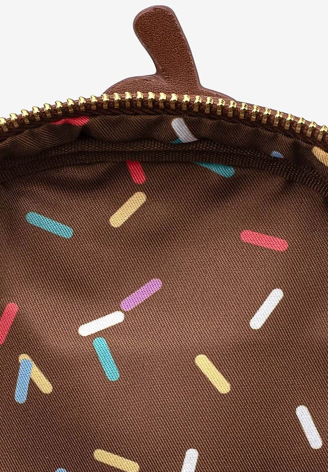 Loungefly x Disney Princess Ice Cream Cone Mini Backpack Handbag All-Over Print, , alternate image number 3