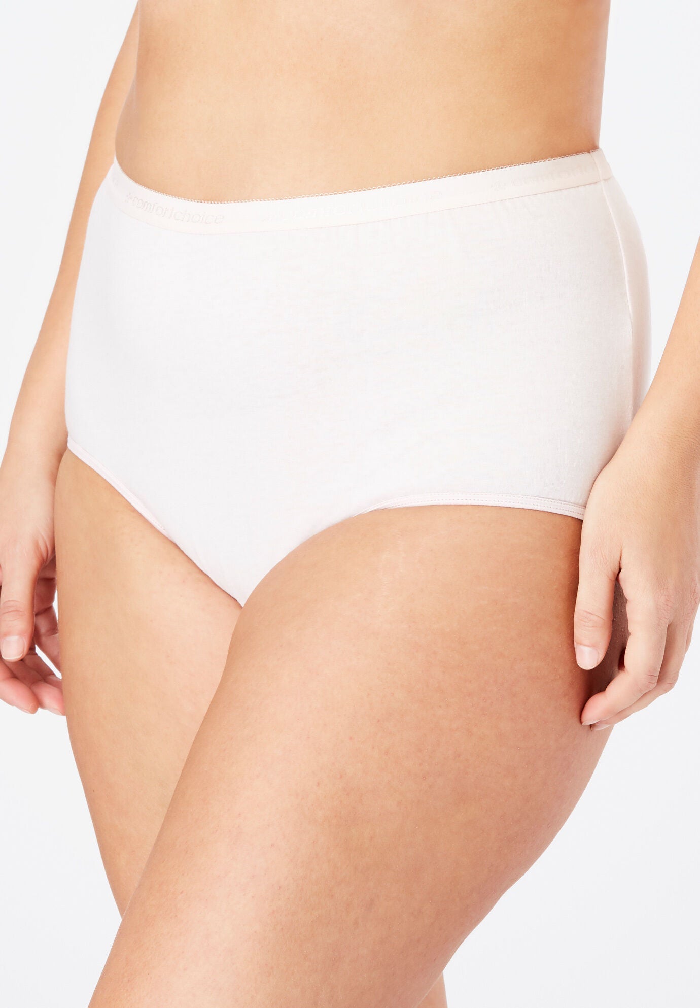 5-Pack Classic Silky Nylon Brief, WHITE PACK, alternate image number 4