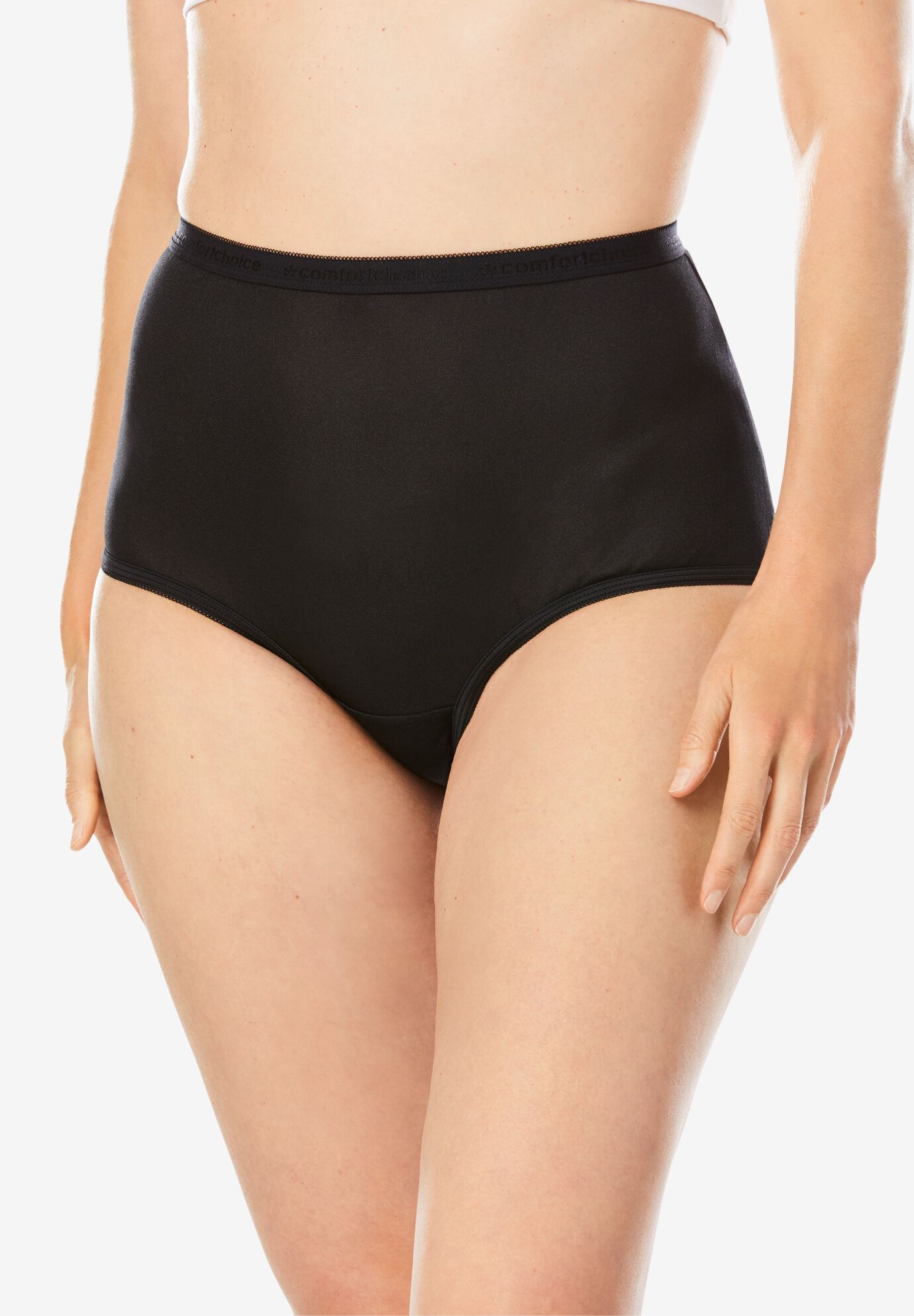 5-Pack Tag-free Full Coverage Cotton Brief, BLACK PACK, alternate image number 4