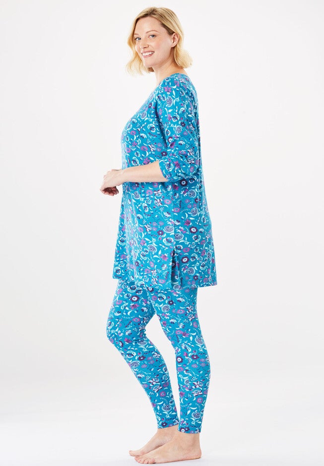 Supersoft Thermal Legging PJ Set by Dreams & Co.®, , alternate image number null