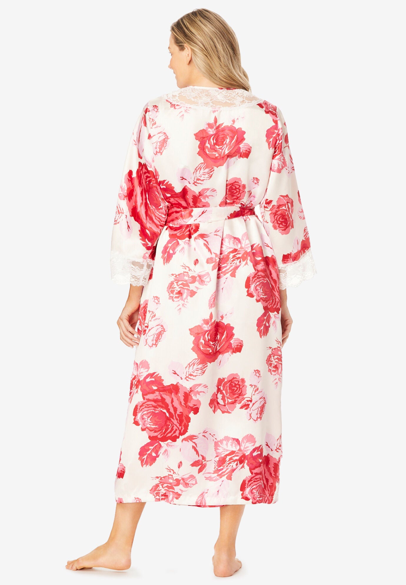 The Luxe Satin Long Peignoir Set