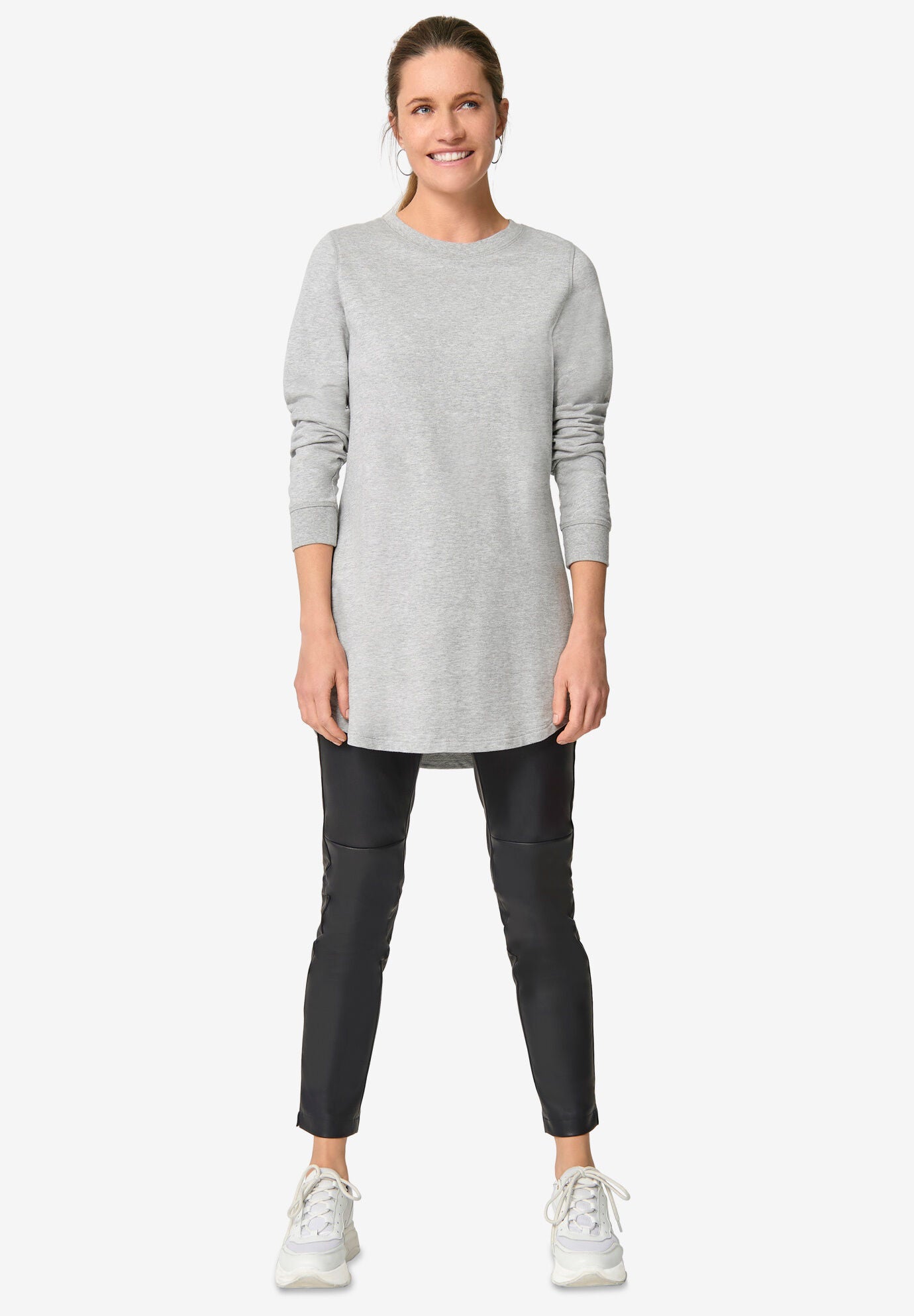 Long sweatshirt tunic shop