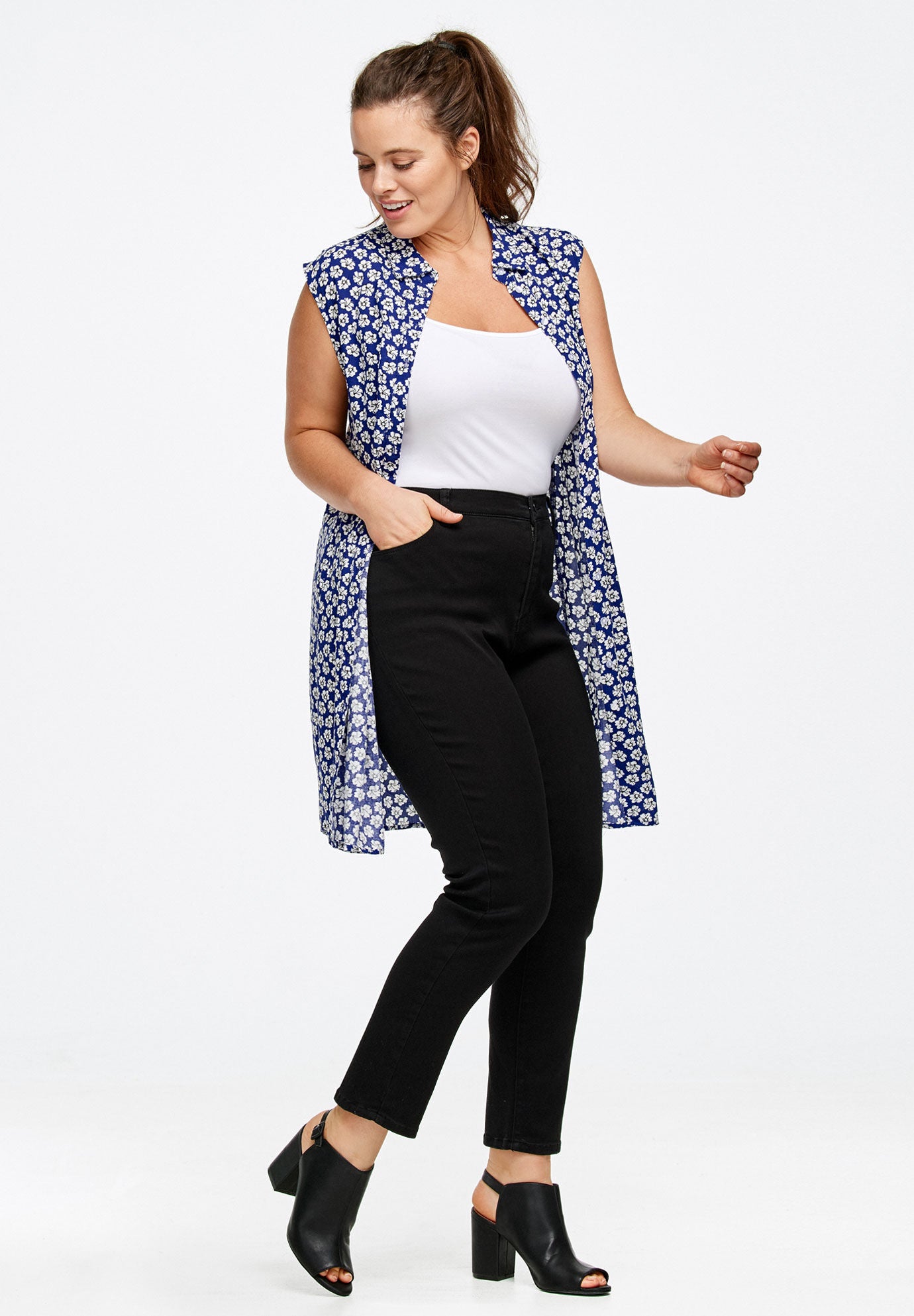 High-Waist Skinny Jeans, , alternate image number 3