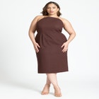 Chain Detail Midi Dress image number null